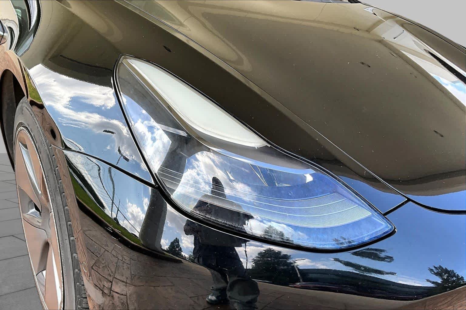 Used 2021 Solid Black Tesla Standard Range Plus image 24
