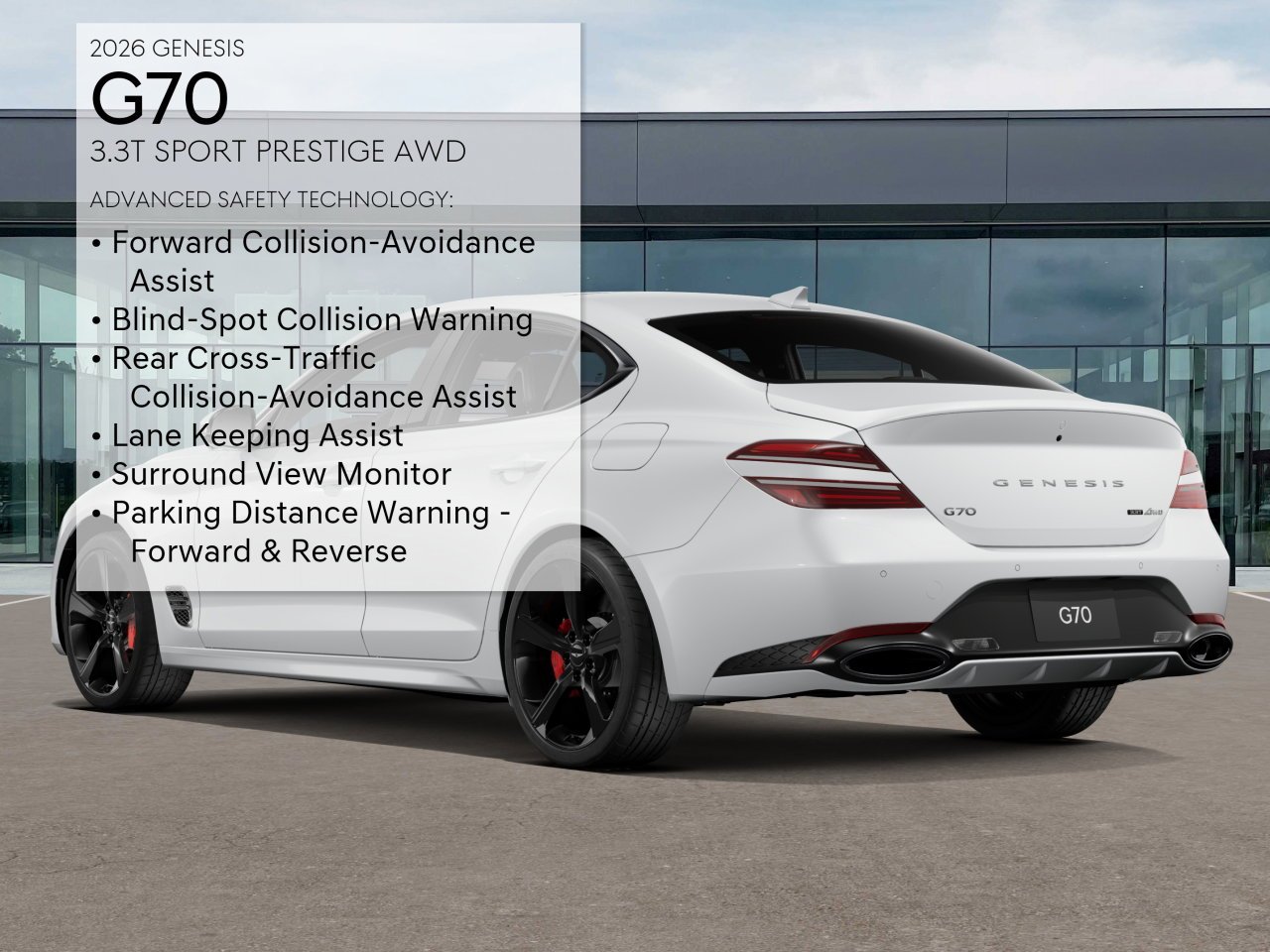 New 2026 Alta White Genesis 3.3T SPORT PRESTIGE image 7