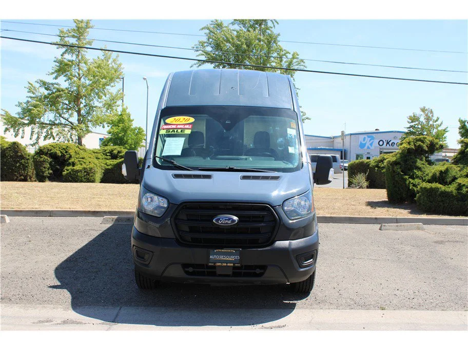 Used 2020 Gray Ford Extended Length High Roof Van 3D image 3