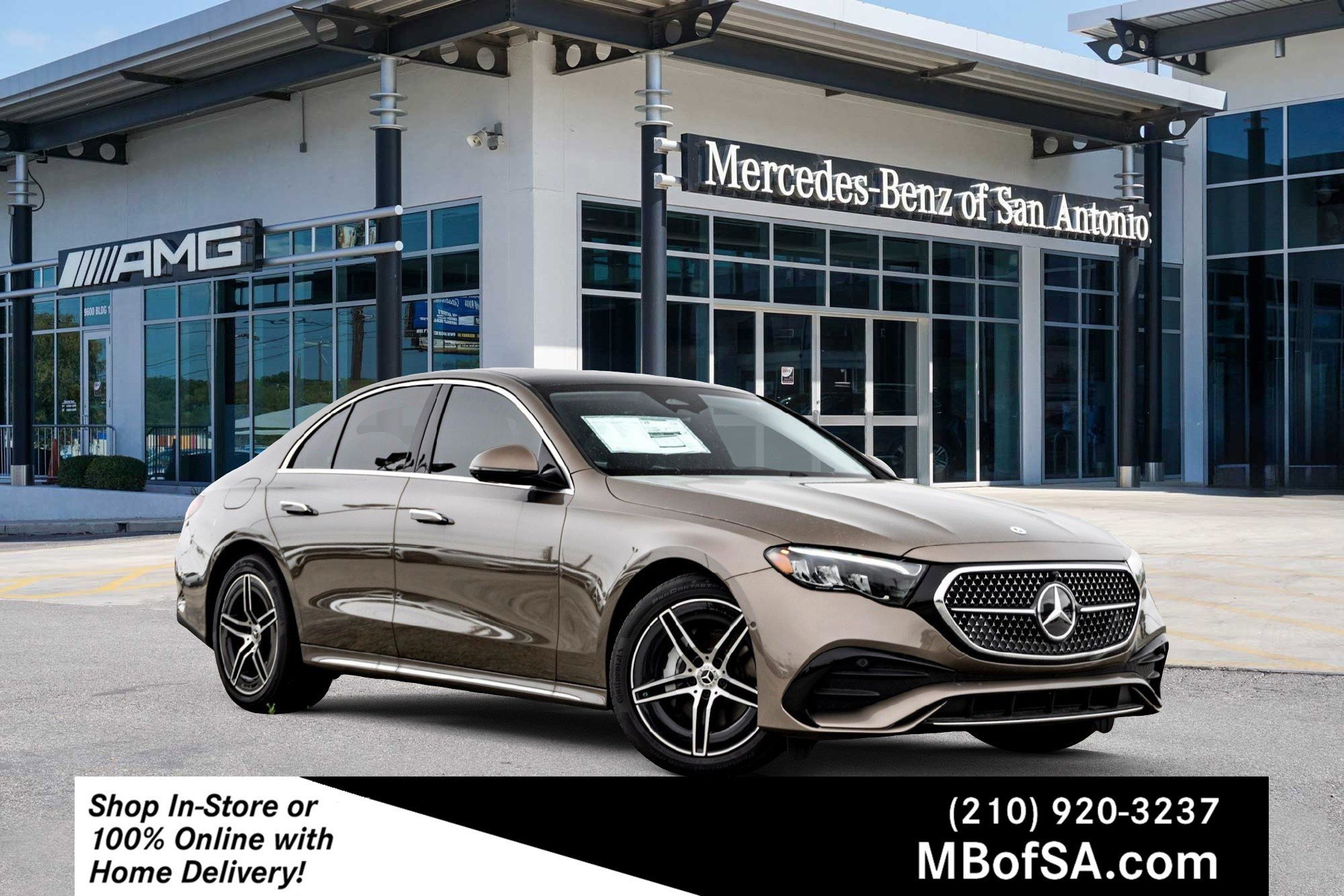 New 2026 Sonoran Brown Metallic Mercedes-Benz E 350 image 1