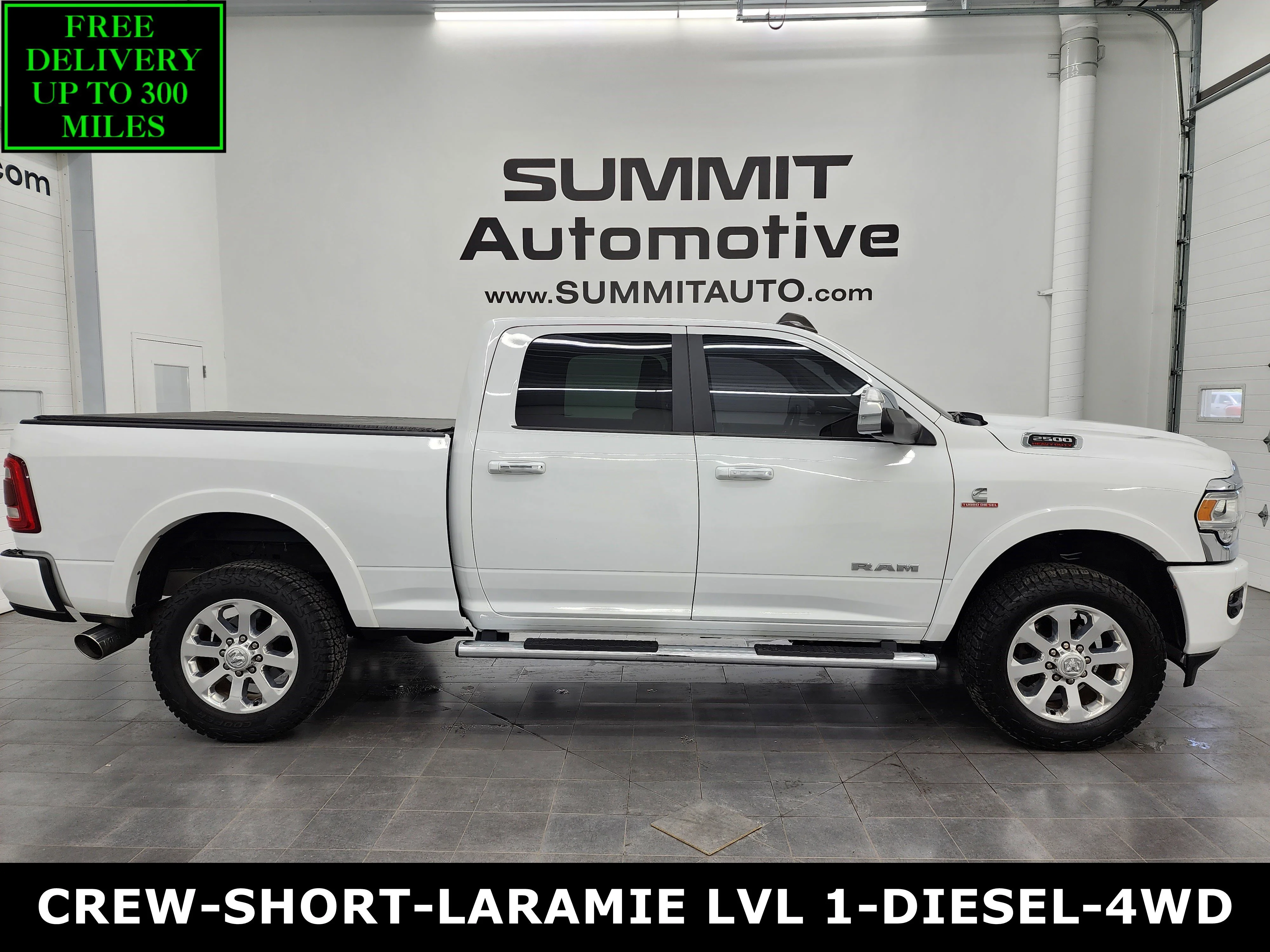 Used 2020 Bright White Clearcoat Ram Laramie image 1