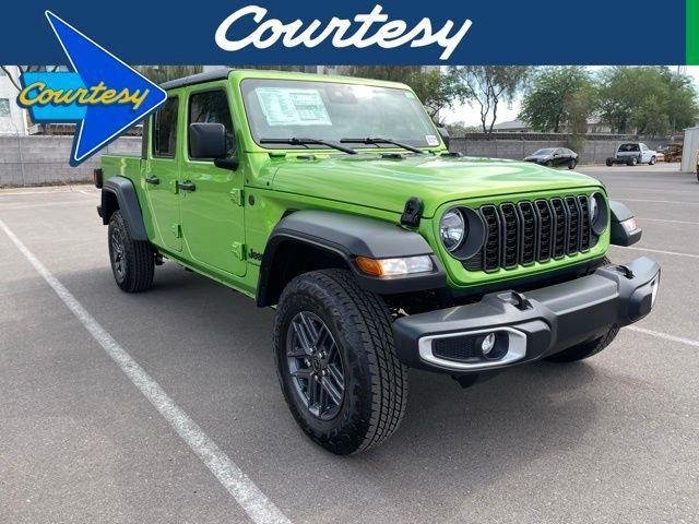Mojito Exterior Paint 2025 Jeep Gladiator Sport S Crew Cab 4WD Pickup Truck Four-Wheel Drive