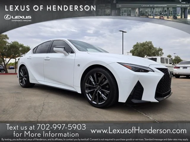 Used 2023 White Lexus 350 F SPORT image 1