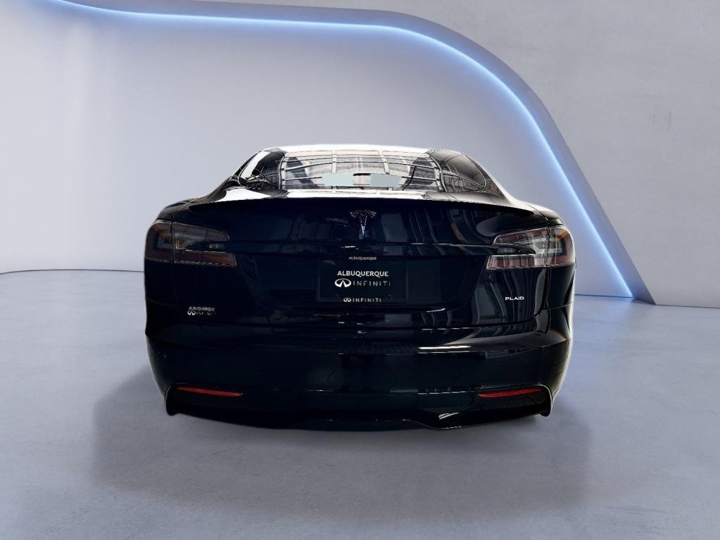 Used 2022 Solid Black Tesla Plaid image 7