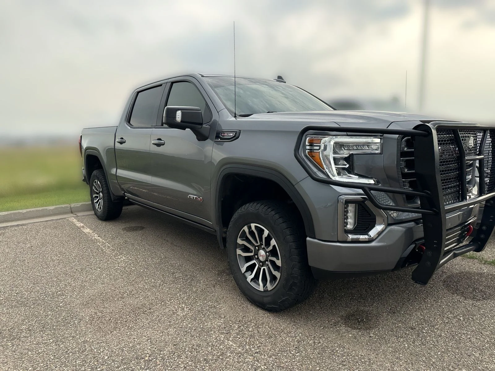 Used 2021 Gray GMC AT4 image 2