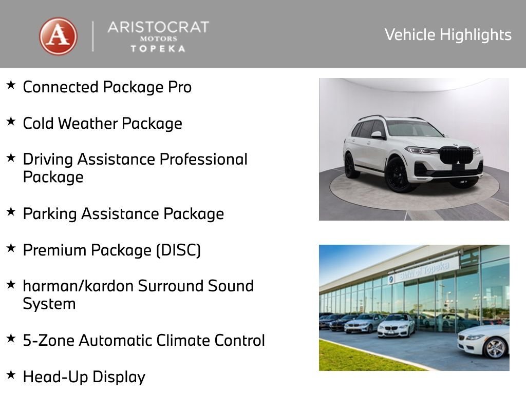 Used 2021 BMW X7 40i with VIN 5UXCW2C08M9H16330 for sale in Kansas City