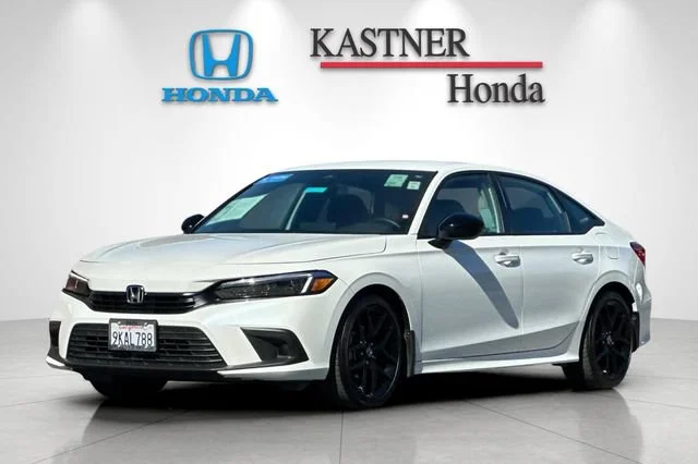 Certified Used 2024 Platinum White Pearl Honda 2.0L 4D SPORT image 45
