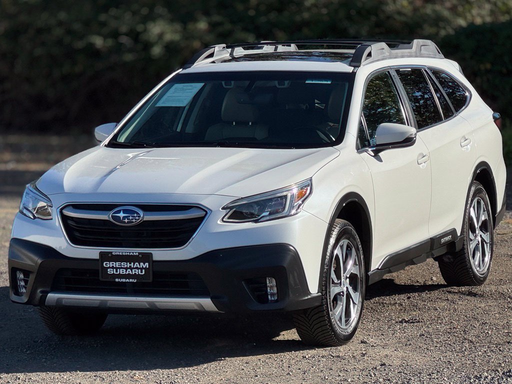 Used 2021 Crystal White Pearl Subaru Limited image 2
