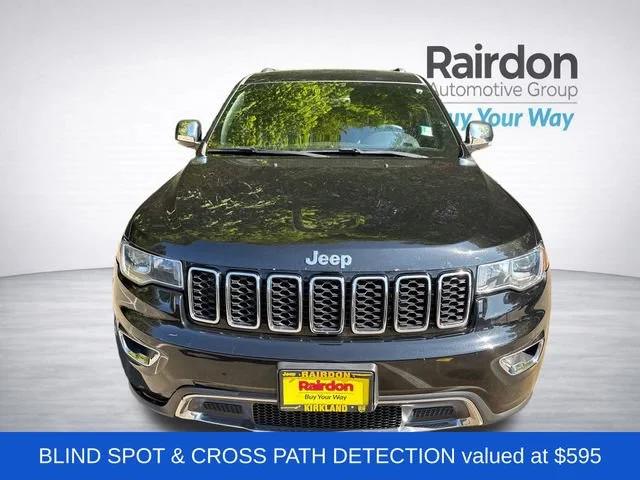 Used 2017 Diamond Black Crystal Pearlcoat Jeep Limited image 2