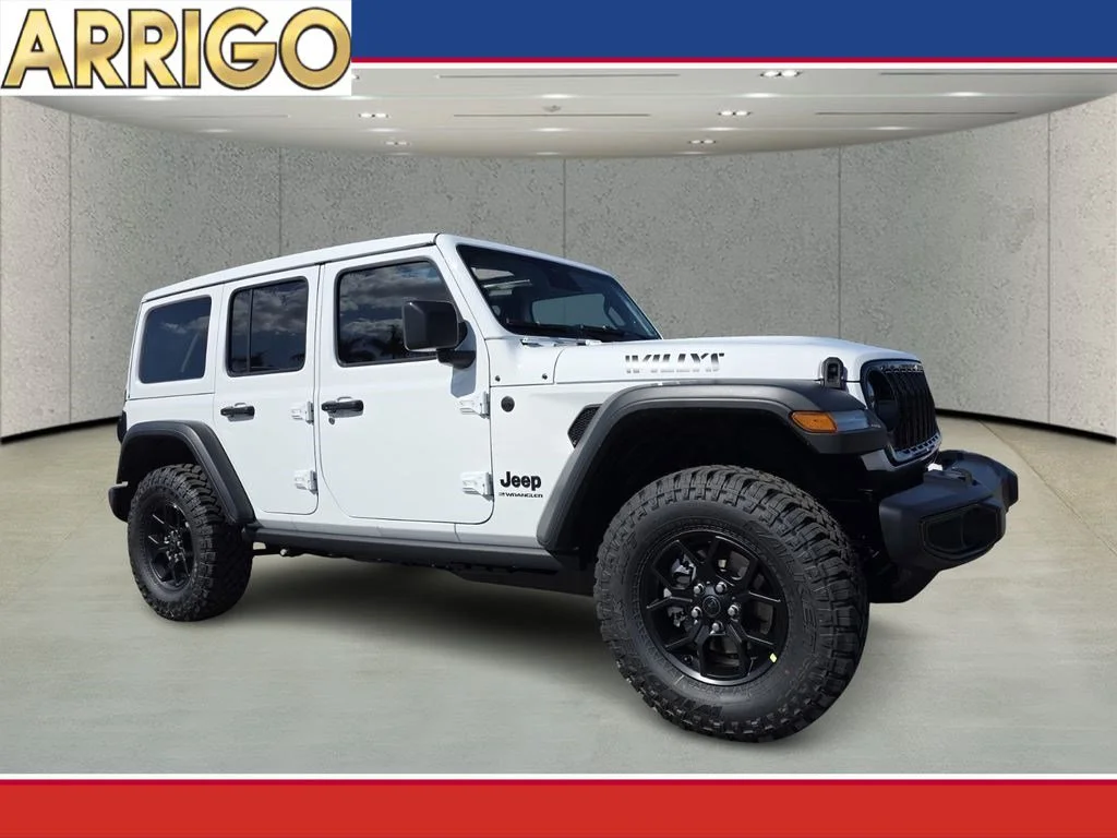 New 2026 Bright White Clear-Coat Exterior Paint Jeep Willys image 1
