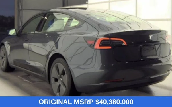 Used 2023 Black Tesla Base image 2