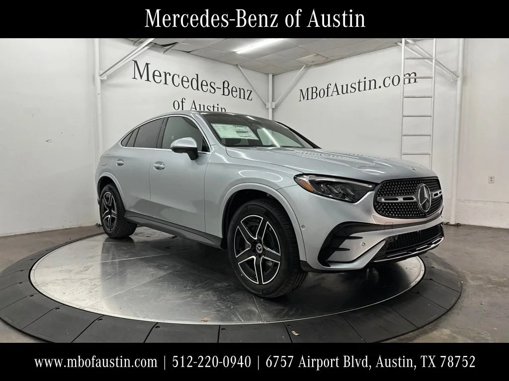 New 2026 Silver Mercedes-Benz GLC 300 Coupe image 1