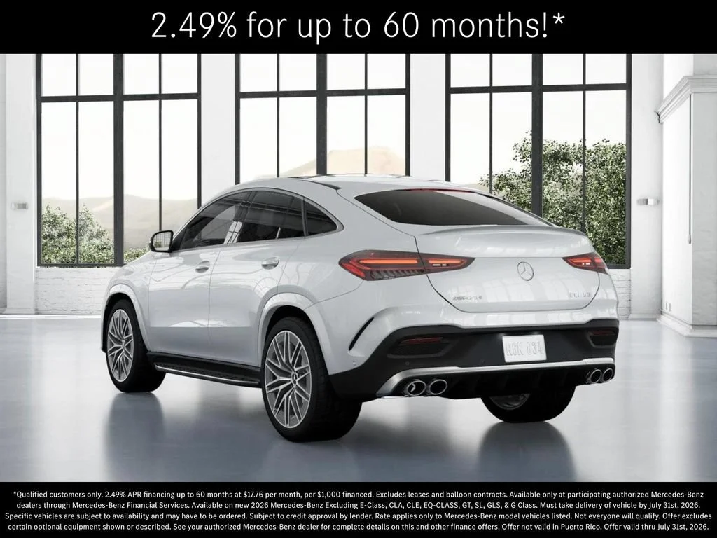 New 2026 MANUFAKTUR Moonlight White Metallic Mercedes-Benz AMG® GLE 53 4MATIC+ Coupe image 70