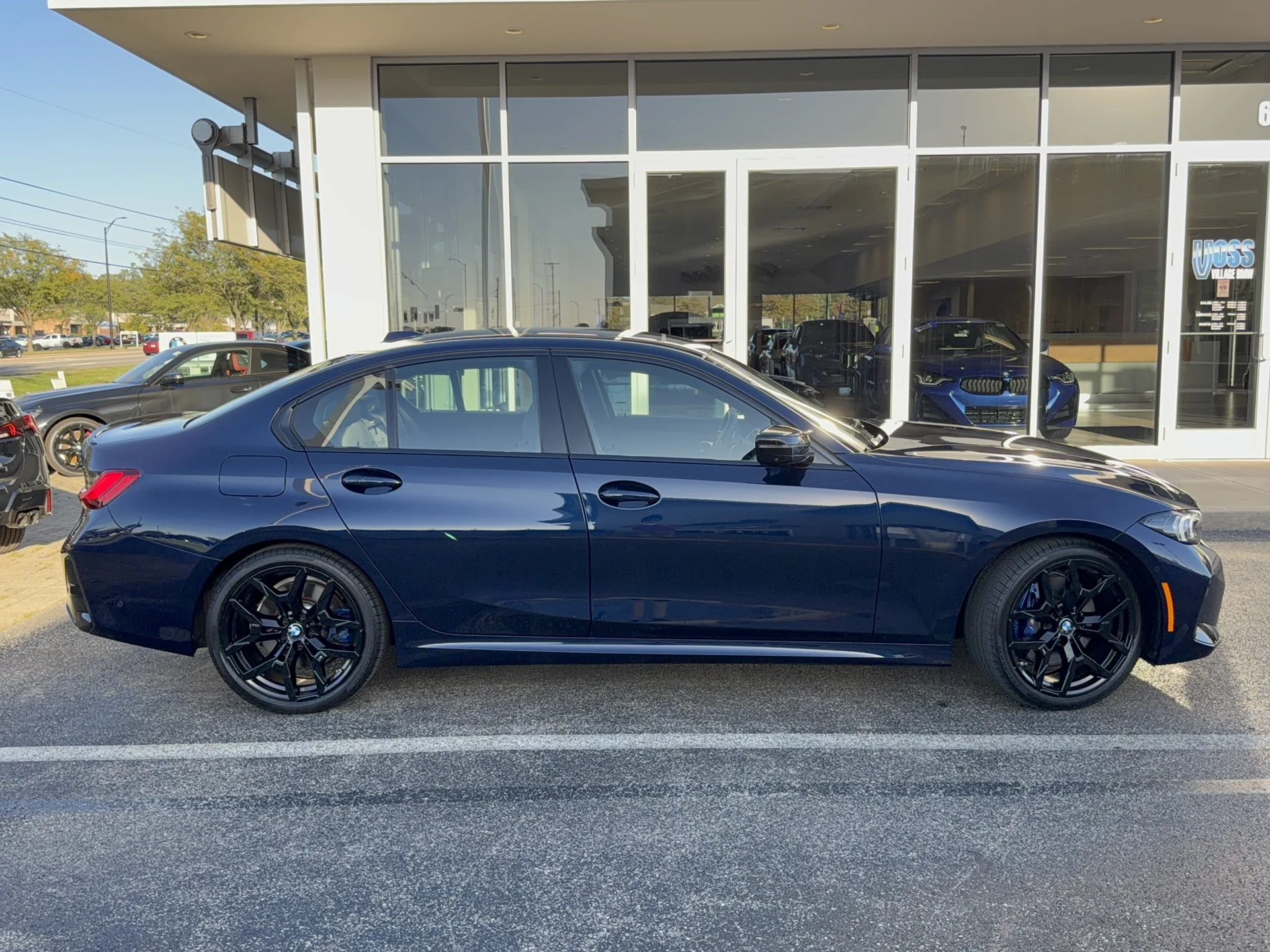Certified Used 2025 Tanzanite Blue II Metallic BMW M340i xDrive image 2