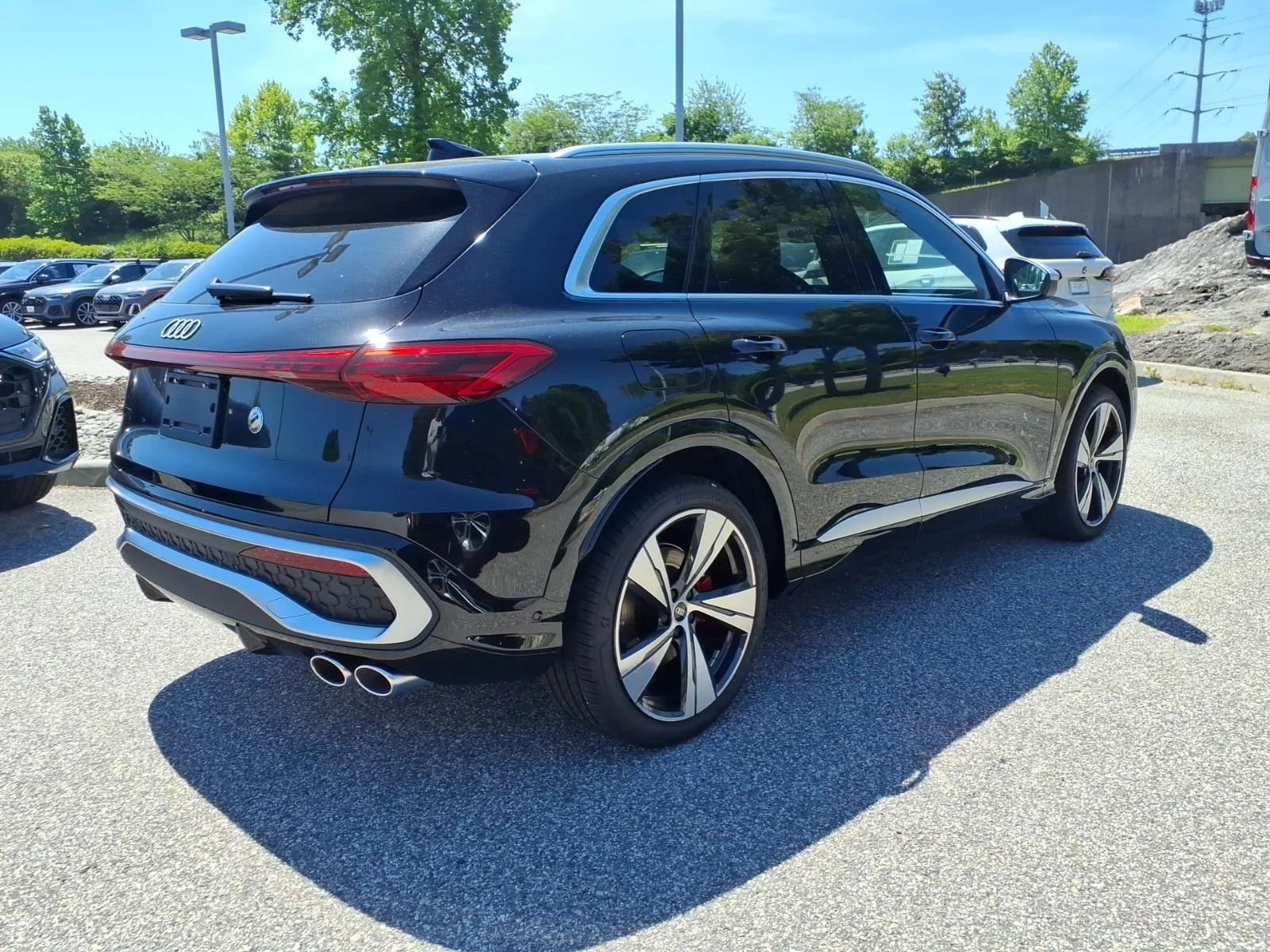 New 2025 Mythos Black Metallic Audi Premium Plus image 6