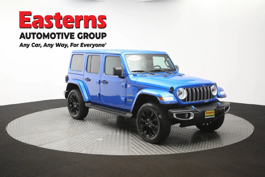 Used 2024 Blue Jeep Sahara 4xe image 51