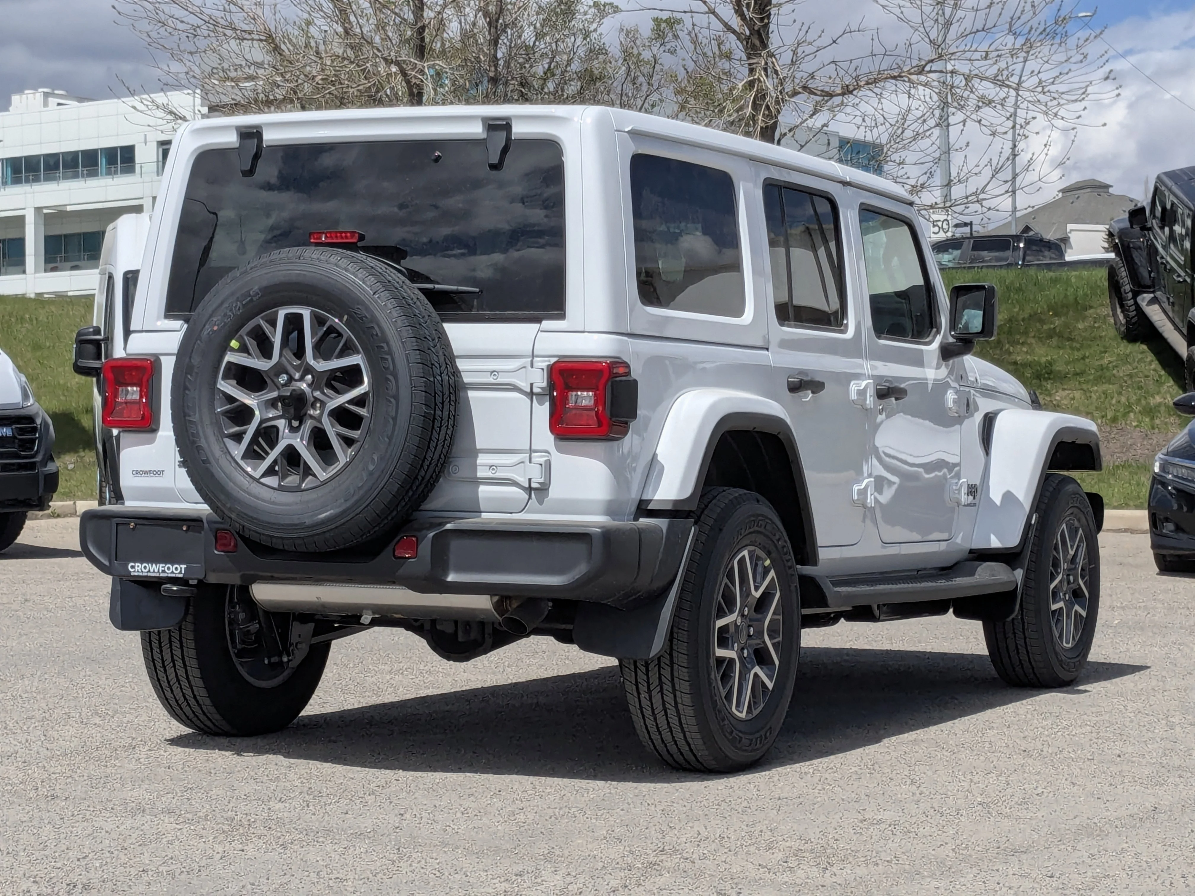 New 2026 White Jeep Sahara - - Body-Color Top - Side Steps - 2.0L Turbo - Remote Start & tons more! image 8