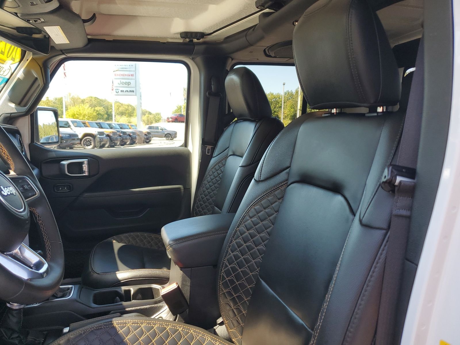 Certified Used 2023 White Jeep High Altitude image 10