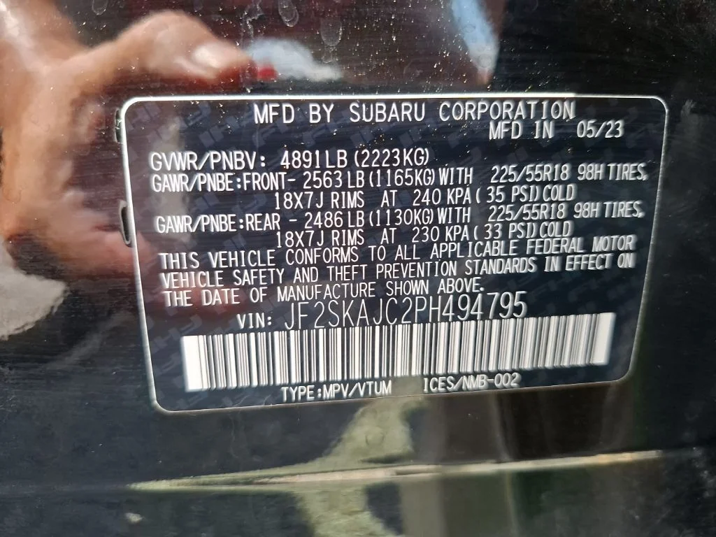 Used 2023 Black Subaru Sport image 35