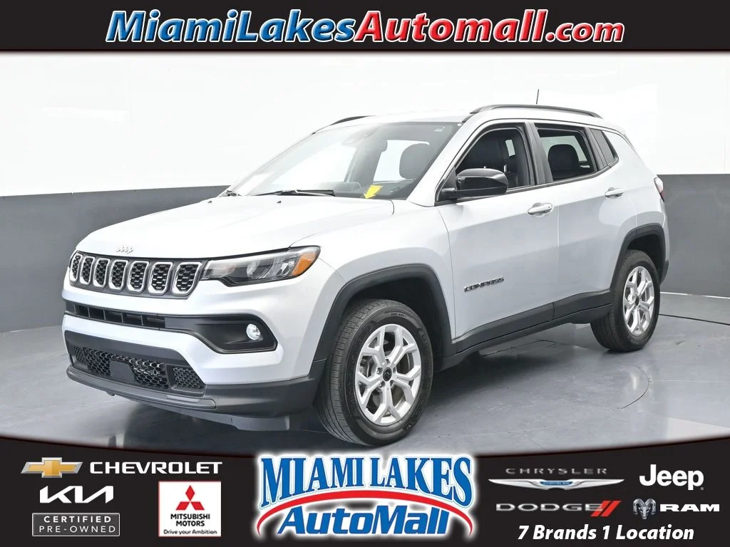 Used 2025 Silver Zynith Metallic Clearcoat Jeep Latitude image 1