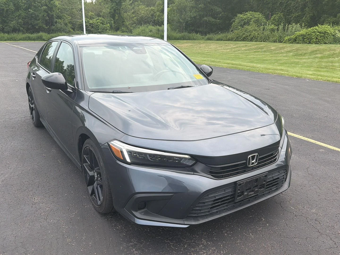 Used 2023 Meteorite Gray Metallic Honda Sport image 3