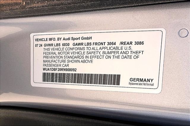Used 2024 Gray Audi 4.0T image 34