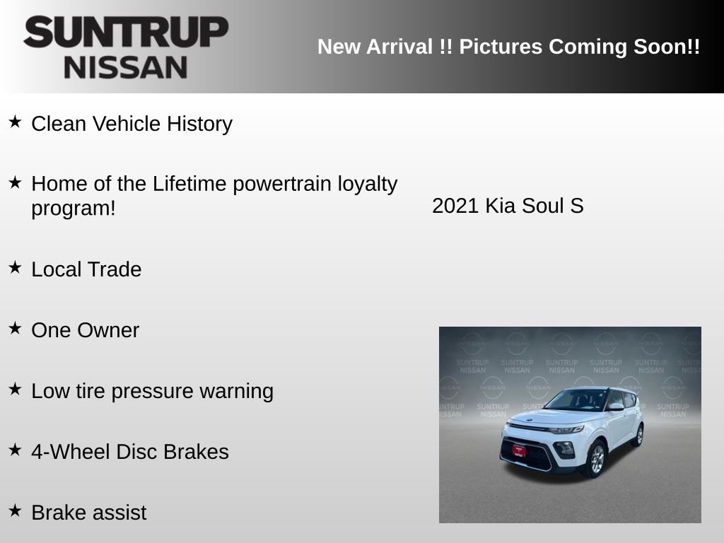 Used 2021 White Kia S image 5