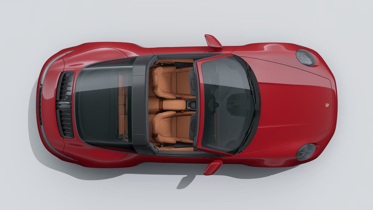 New 2026 Carmine Red Porsche Targa 4 GTS image 5