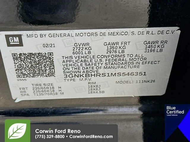 Certified Used 2021 Black Chevrolet LT image 34