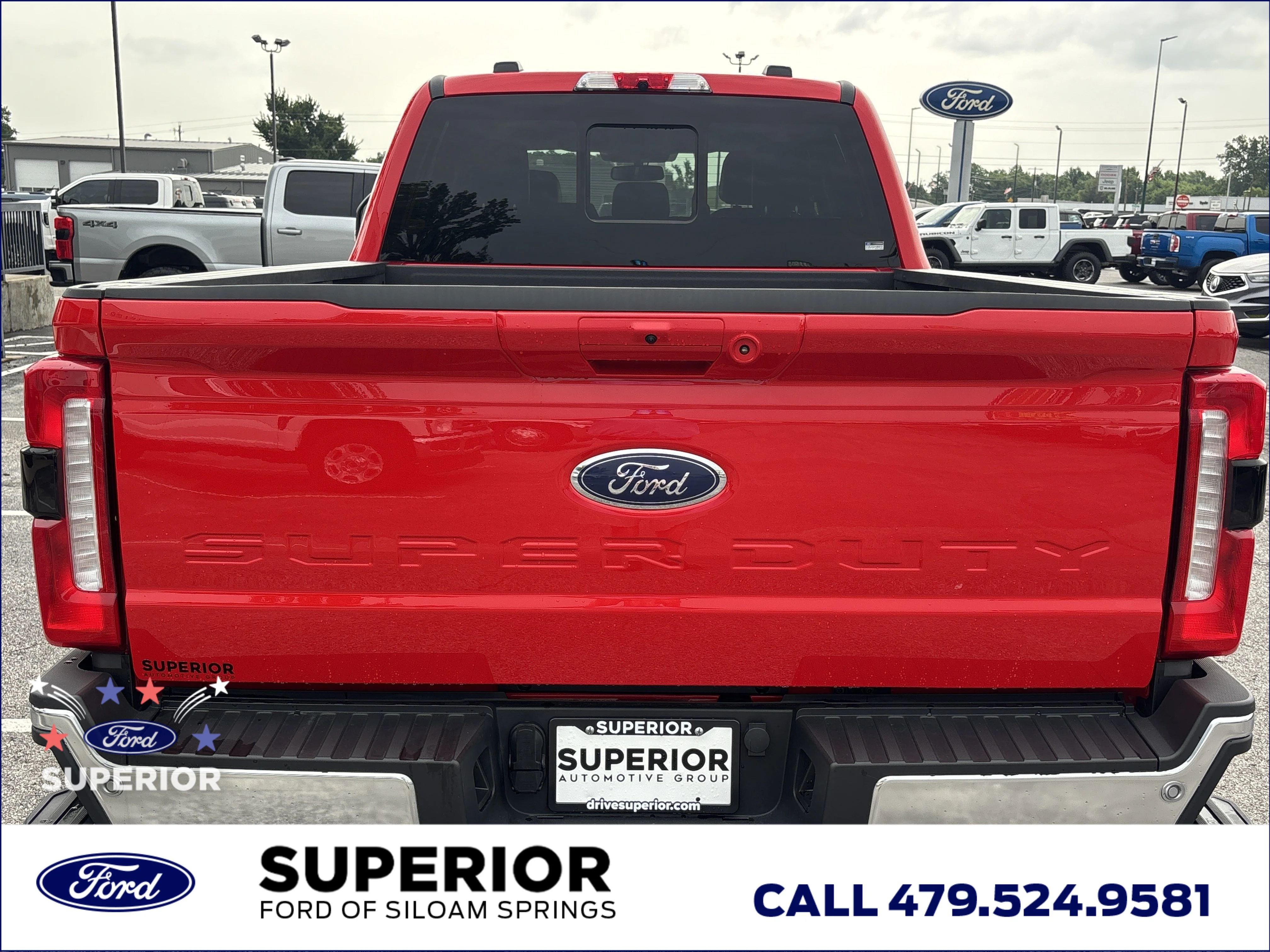 Used 2025 Race Red Ford Lariat 4WD image 5
