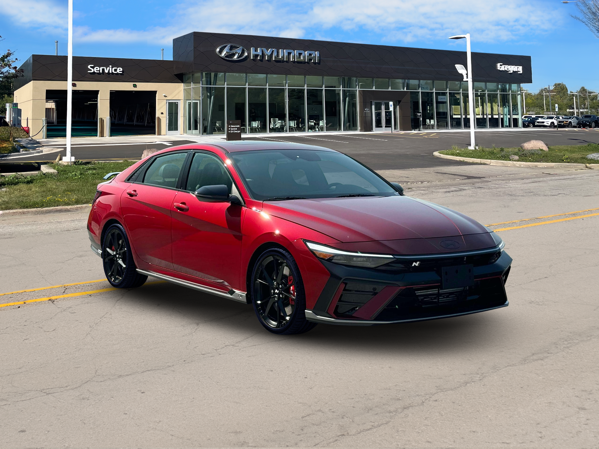 New 2025 Red Hyundai Sedan image 11