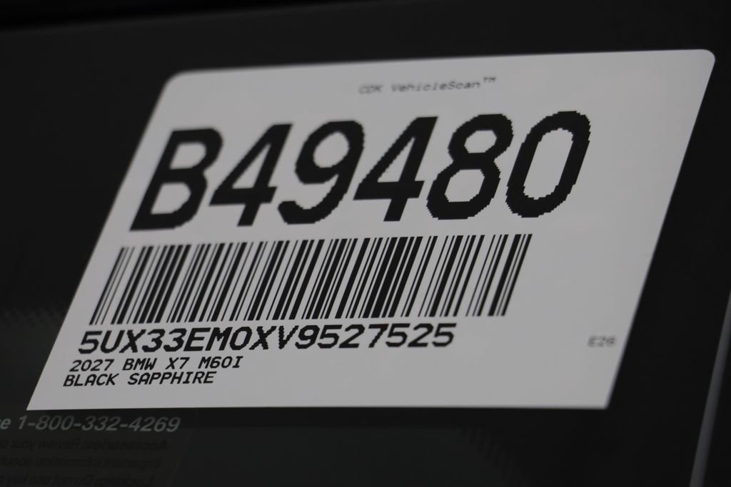 New 2027 Black Sapphire Metallic BMW M60i image 26