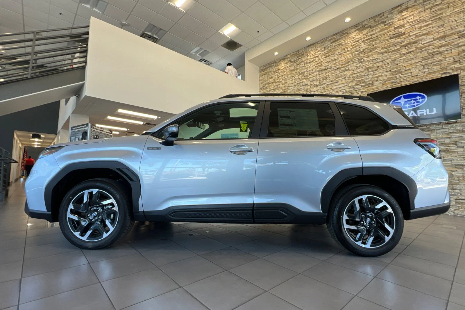 New 2026 Silver Subaru Premium Hybrid image 2