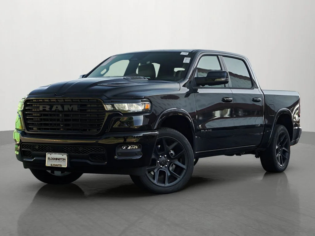 New 2026 Diamond Black Crystal Pearlcoat RAM Laramie image 1