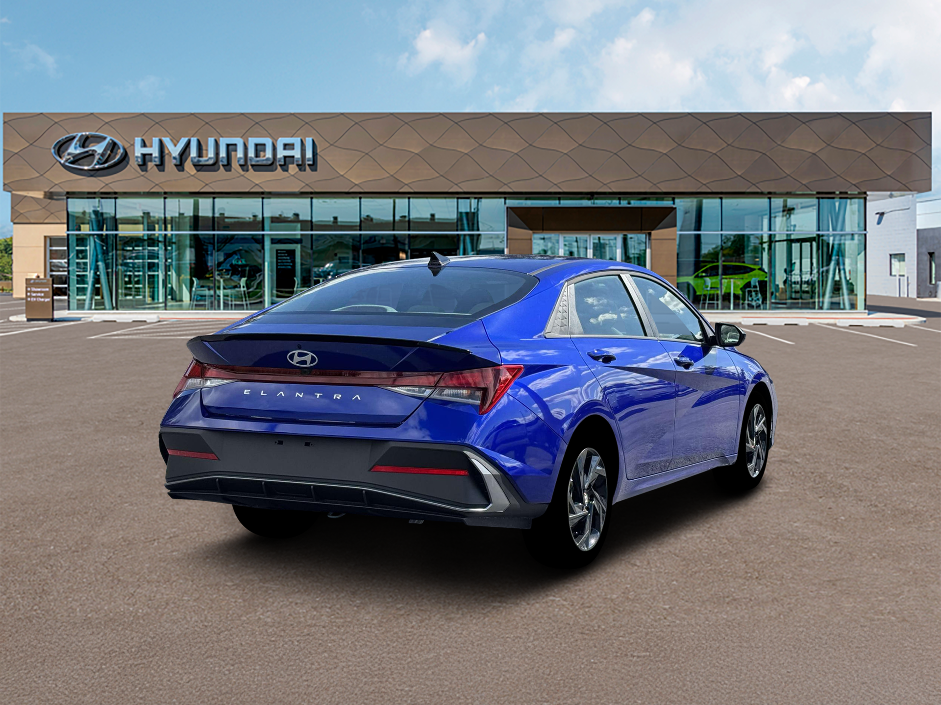 New 2026 Intense Blue Hyundai SEL Sport image 7