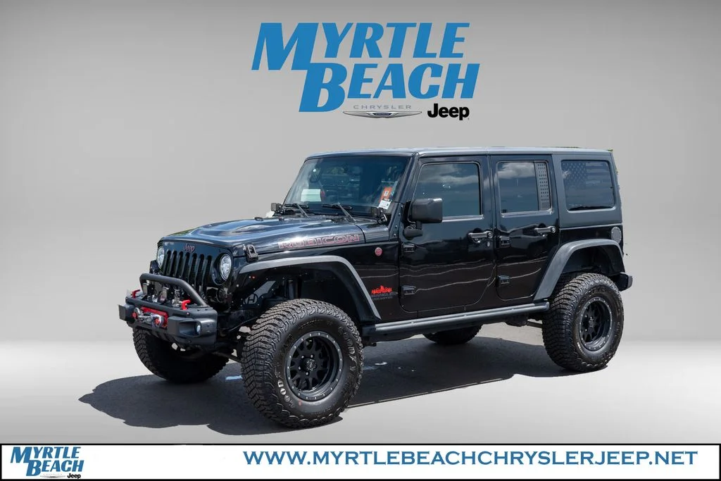 Used 2017 Black Clearcoat Jeep Unlimited Rubicon image 2