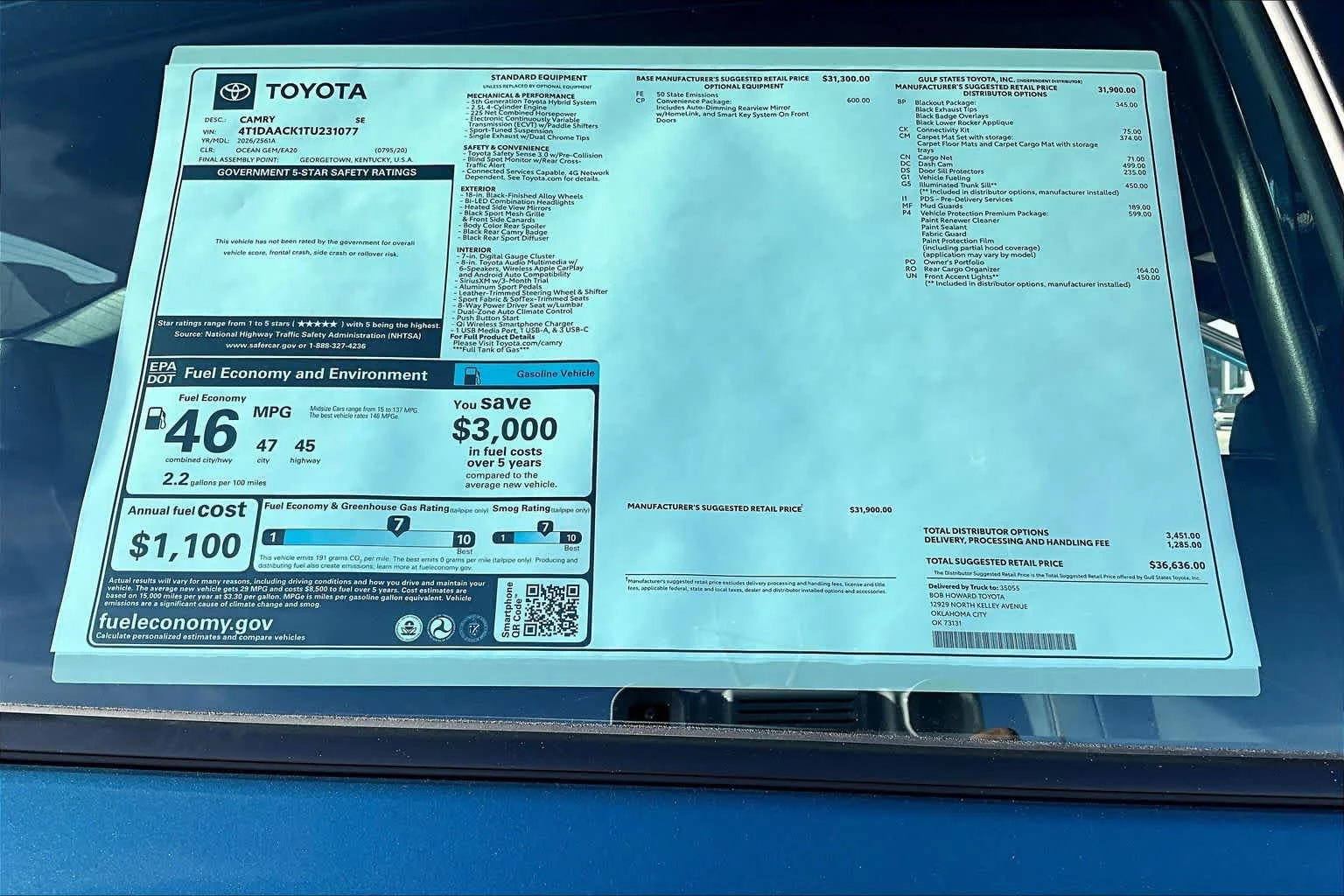 2026 Toyota Camry SE - Photo 20