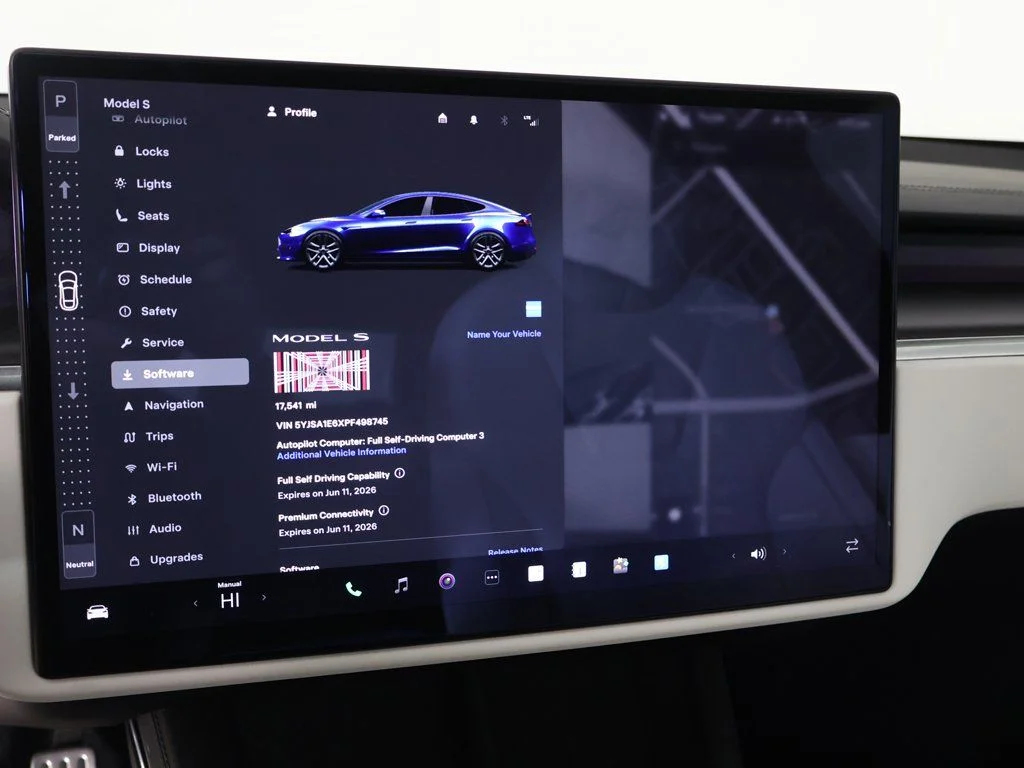 Used 2023 Blue Tesla Plaid image 43