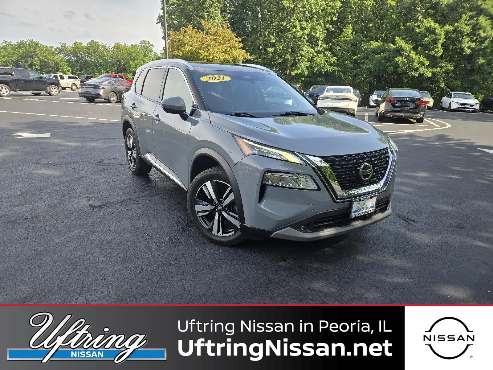 Used 2021 Boulder Gray Pearl Nissan SL image 1