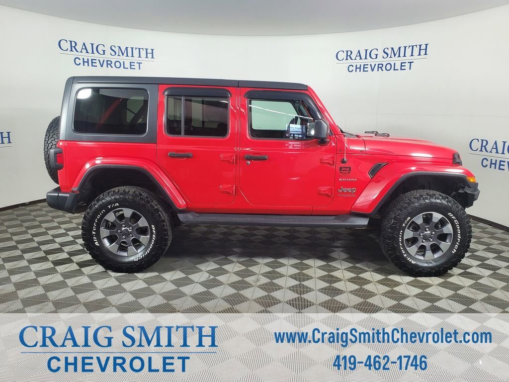 Used 2019 Red Jeep Sahara image 6