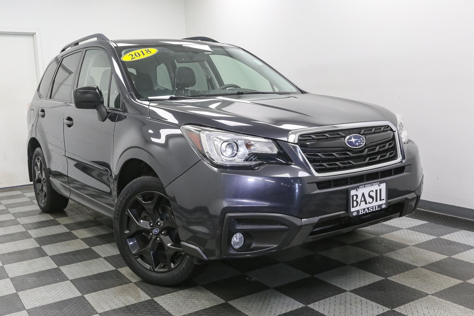 Used 2018 Dark Gray Metallic Subaru Premium Black Edition image 2