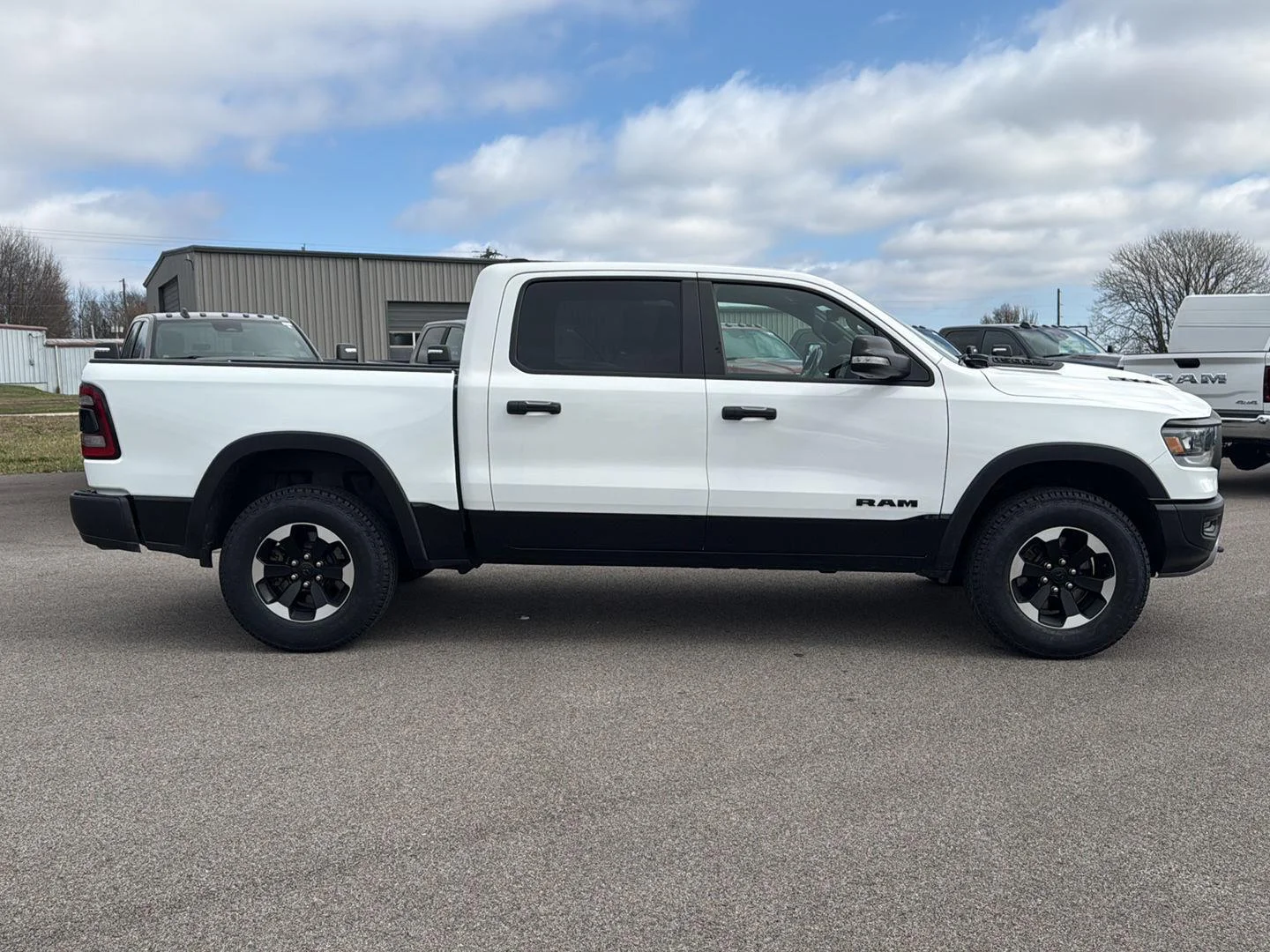 Used 2022 Bright White Clearcoat Ram Rebel image 7