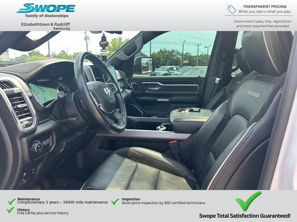 Used 2020 Bright White Clearcoat Ram Laramie image 9