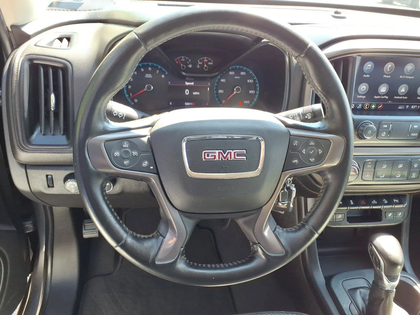 Used 2022 Satin Steel Metallic GMC 4WD AT4 with Leather image 7