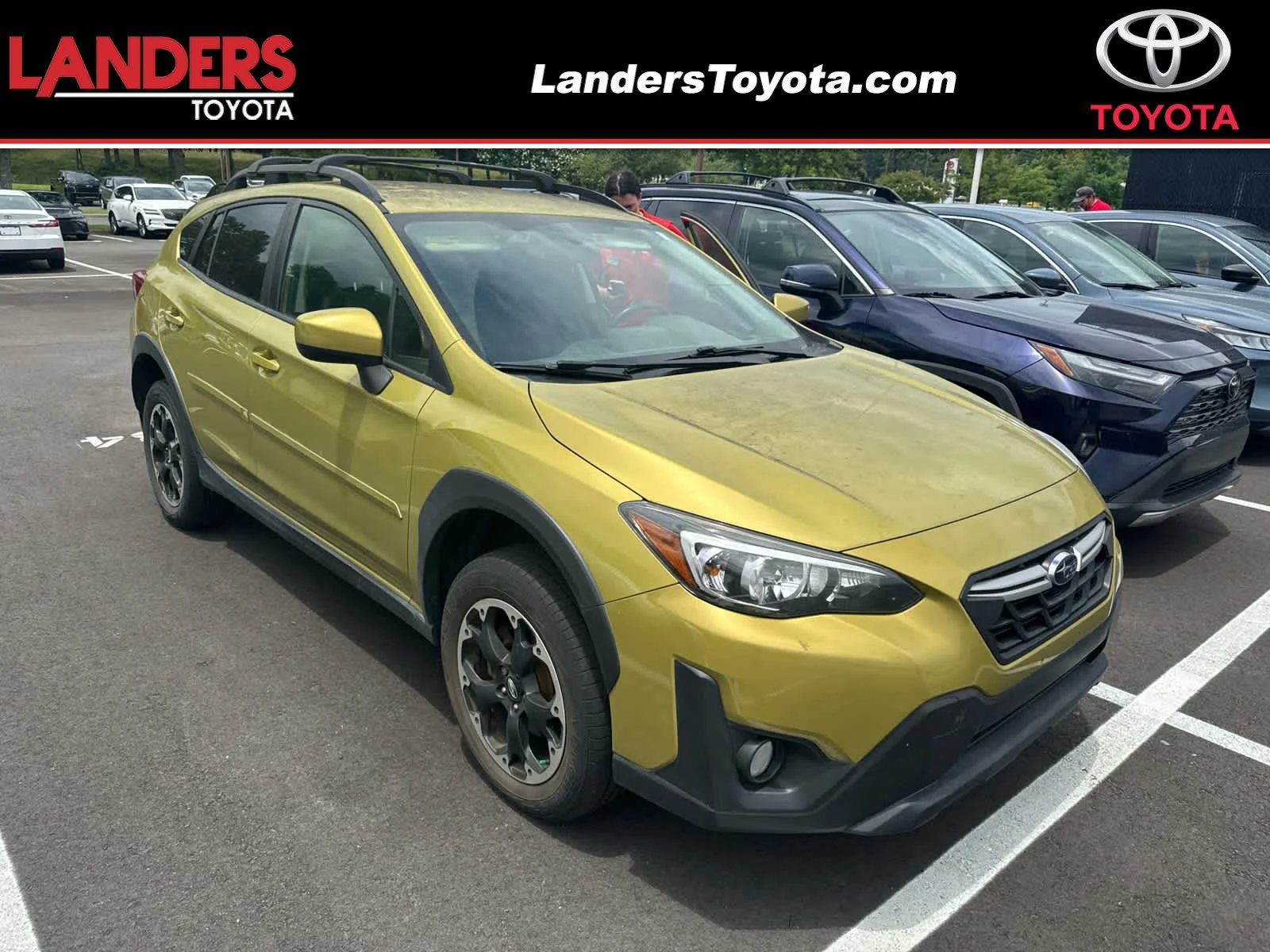 Used 2021 Plasma Yellow Pearl Subaru Premium image 1