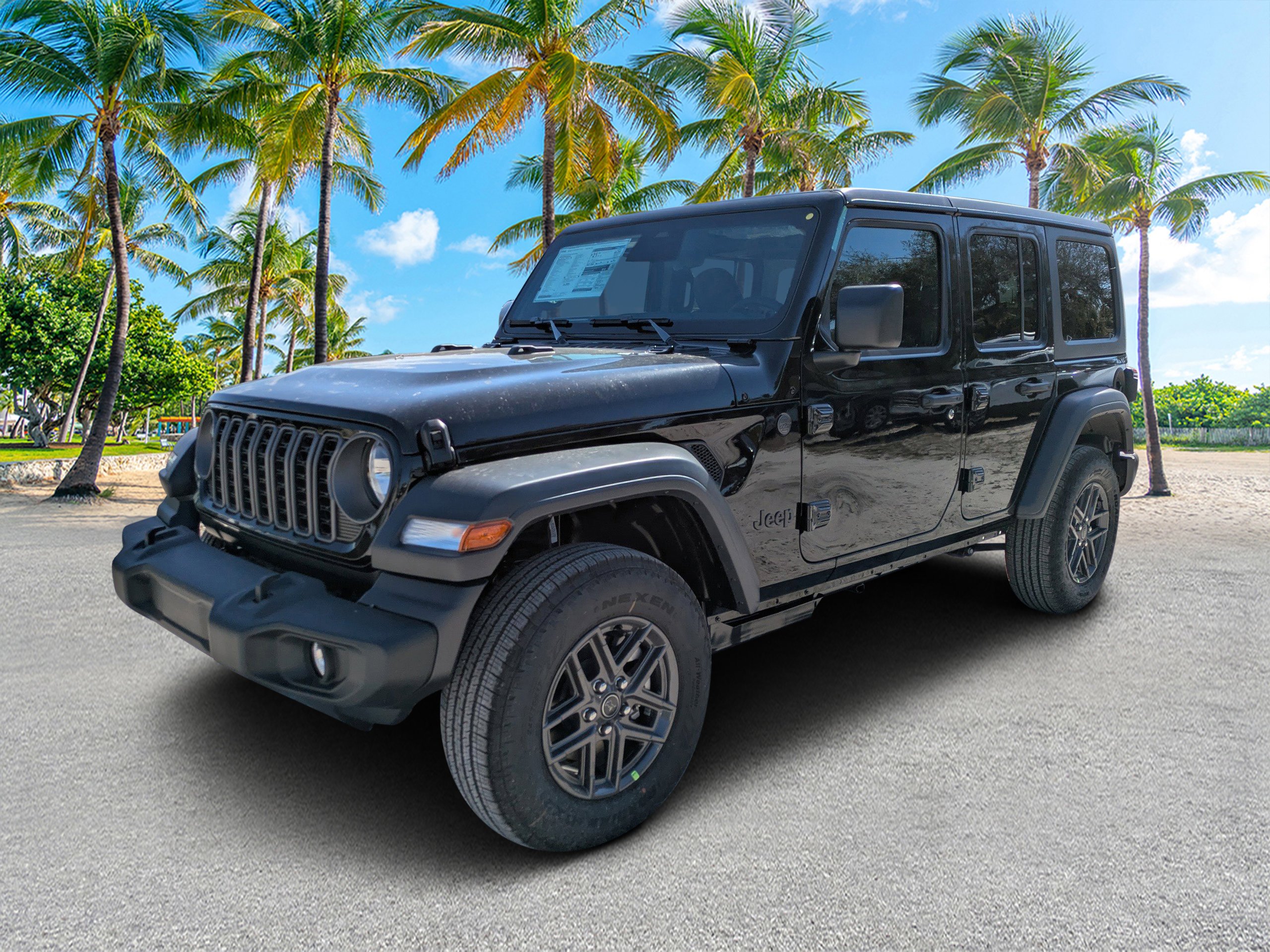 New 2026 Black Clear-Coat Exterior Paint Jeep Sport S image 7