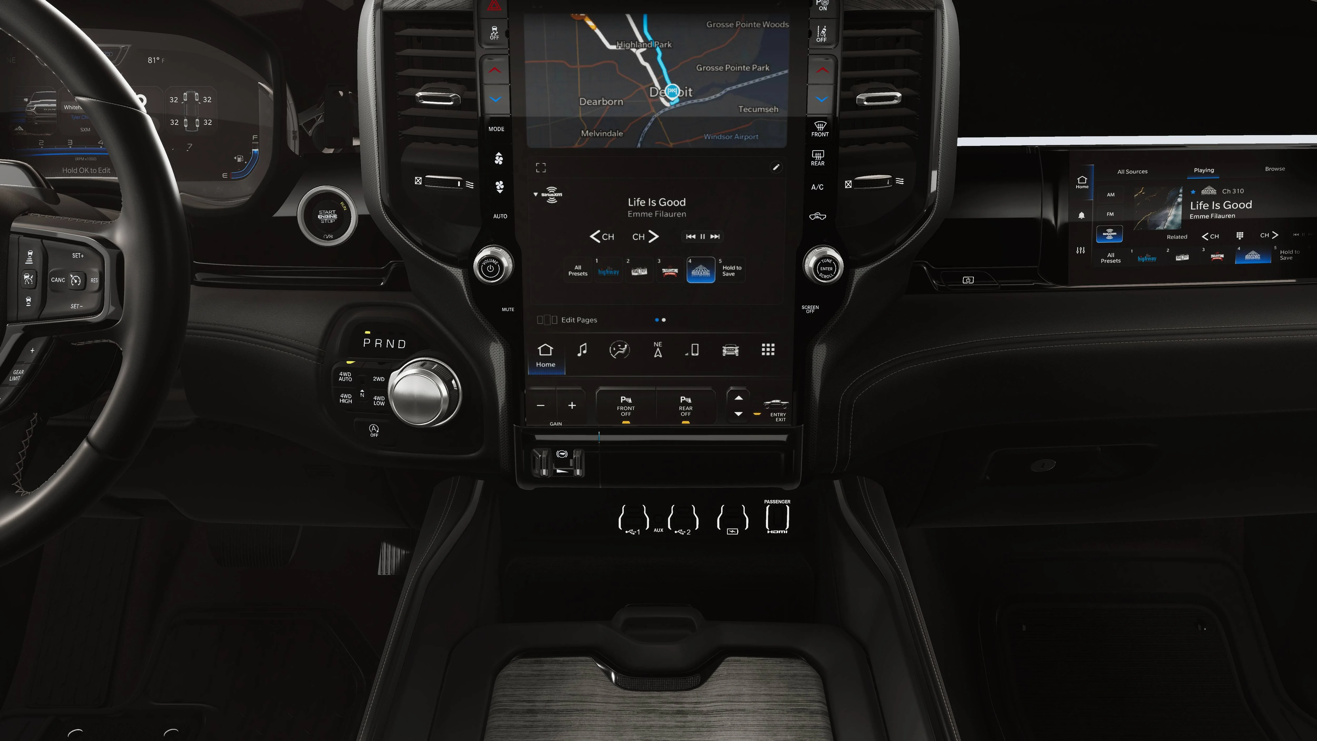 New 2026 Diamond Black Crystal Pearl-Coat Exterior Paint RAM Limited image 5