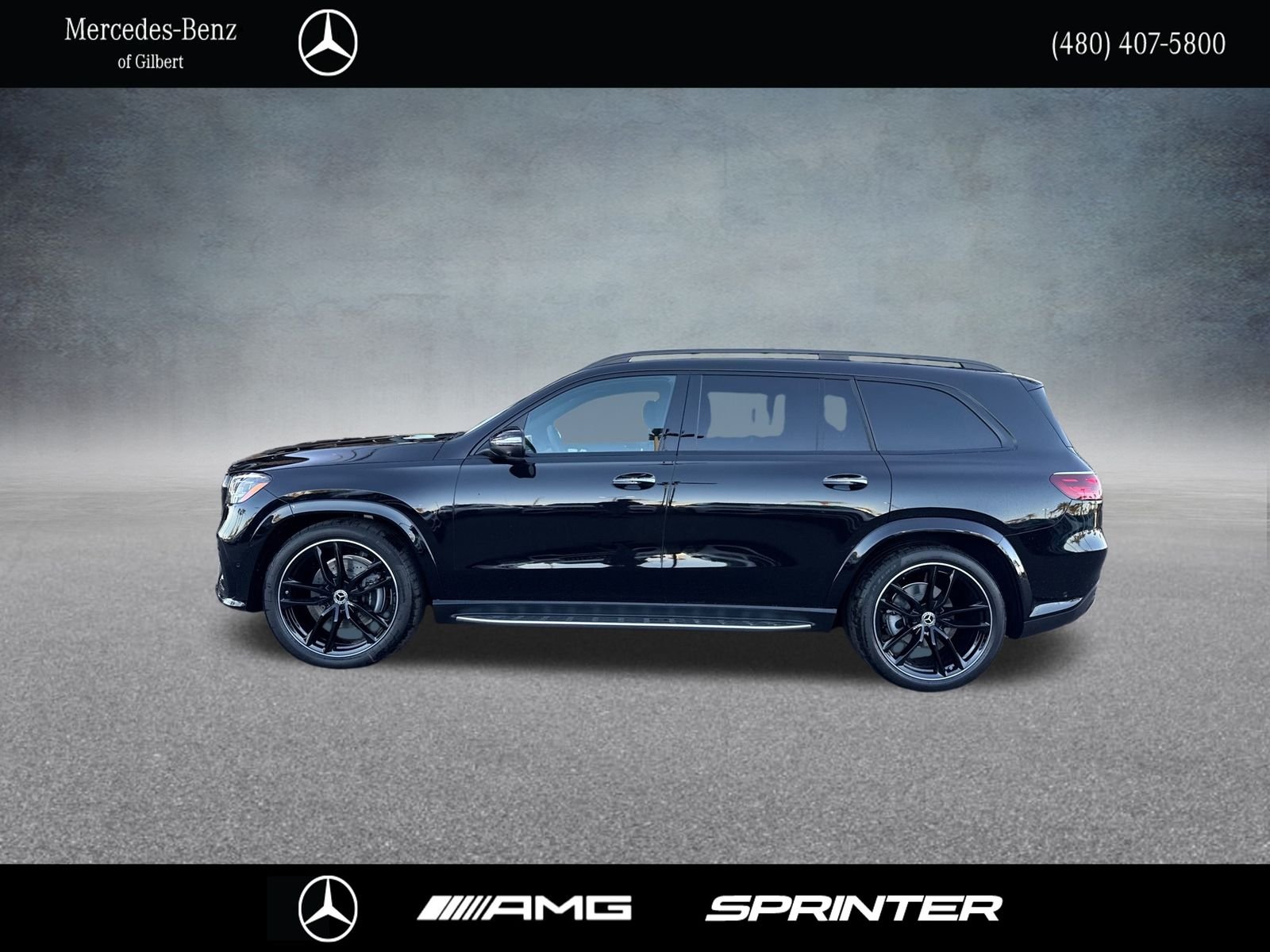 New 2026 Obsidian Black Metallic Mercedes-Benz GLS 580 image 3