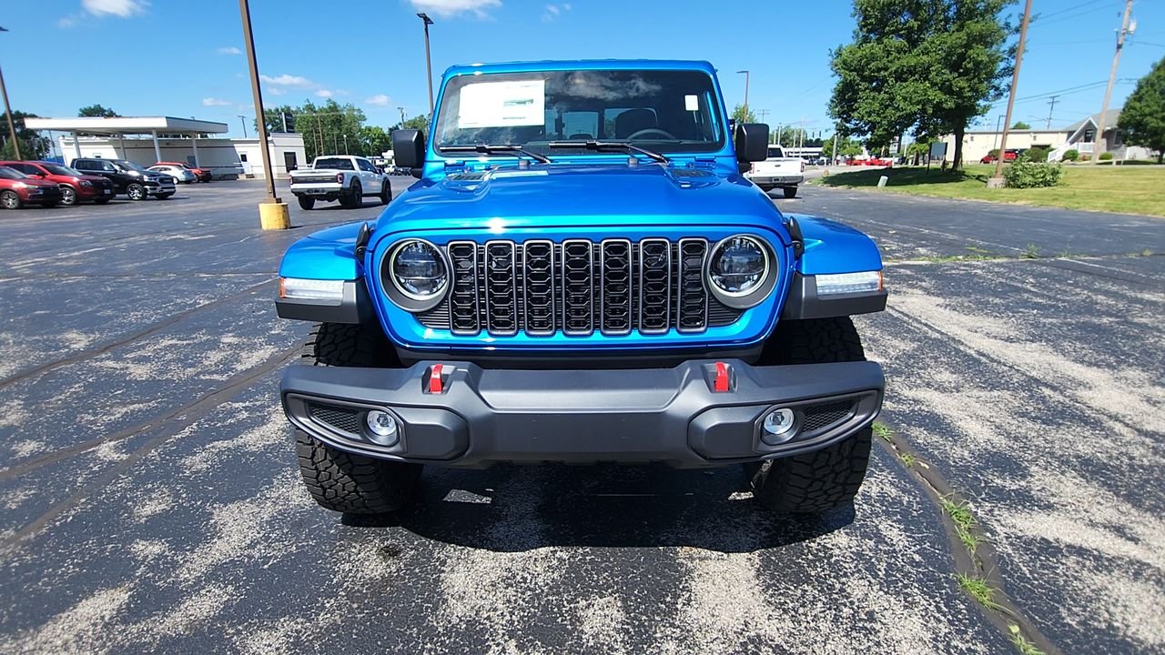 New 2026 Hydro Blue Pearl-Coat Exterior Paint Jeep Rubicon image 3
