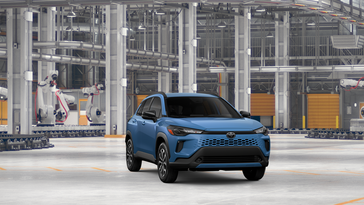 New 2026 Cavalry Blue Toyota Hybrid SE image 16
